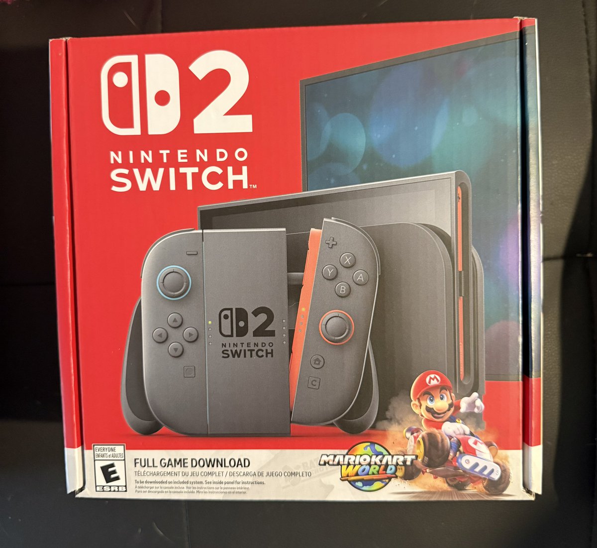 legaltweetz's tweet image. It’s Nintendo Switch 2 day at my house 🎉 I have 3 games to try: Mario Kart World, Donkey Kong Bananza, & Cyberpunk 2077.