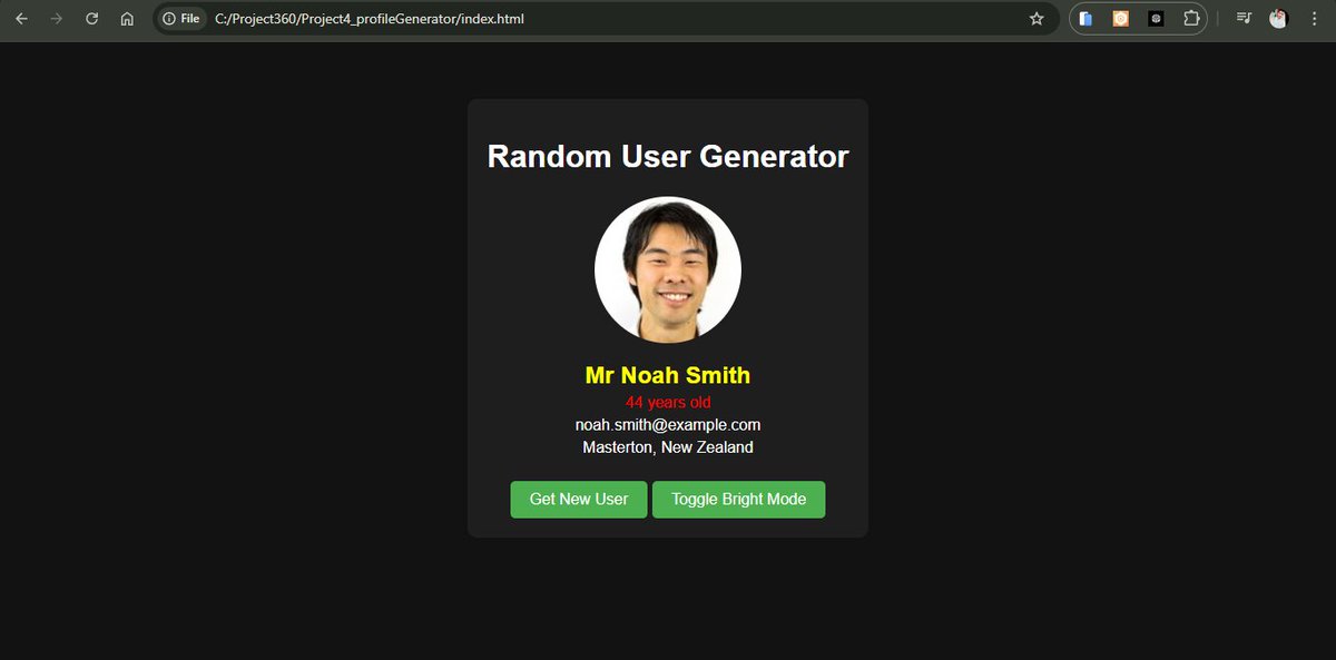 AquibShaik94912's tweet image. Day 14 of #21DaysOfCode
Solved multiple 1D array problems in Java.
Struggled but worked on improving logic-building skills.
Project: Added local Storage to random profile generator to save background color, getting change after refresh.
#100DaysOfCoding #JavaScript #java #DSA