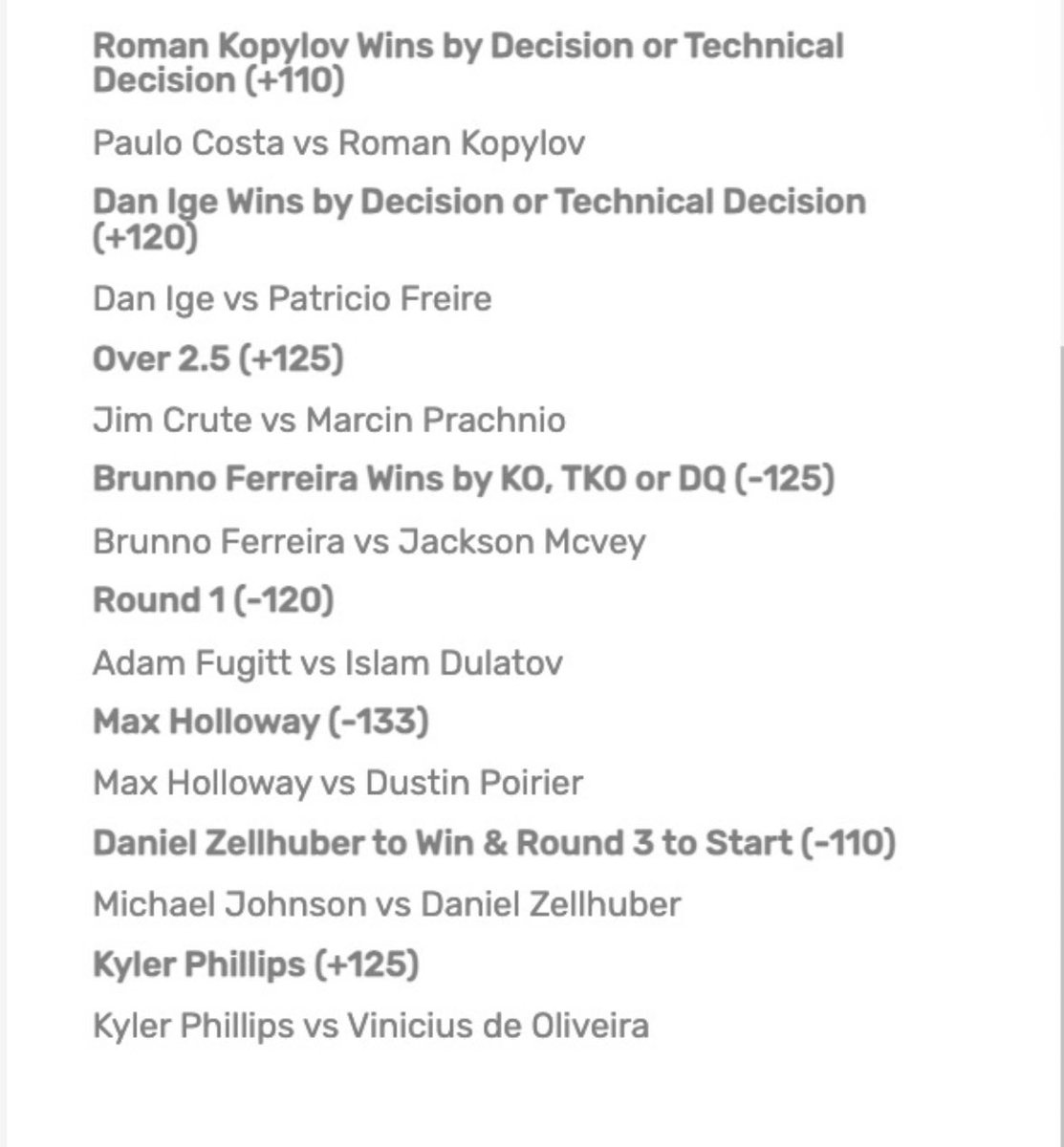 stataiofficial's tweet image. 🥊UFC LOTTO LAYS
$500 giveaway to 3 people if we smack one! Must like, comment and follow!
⭐️ $100 —-> $25k ✅
⭐️ $100 —-> $21k ✅
Also giving out our UFC BEST BET to anyone that reposts!