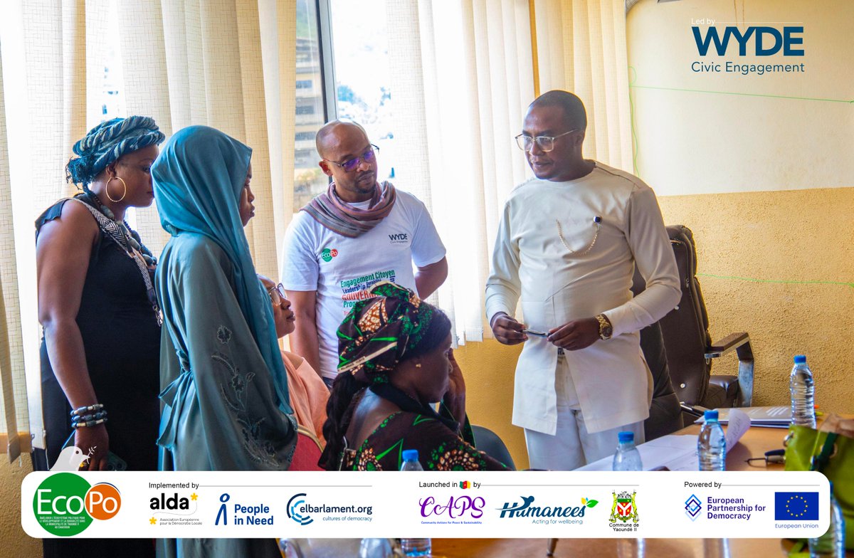 humaneesCMR's tweet photo. 🔗 #EcoPô
💬 Communities that speak, policies that listen!

This 2nd session achieved one essential thing: giving voice to neighborhood realities.

📌From Mont Messa to Nkomkana, from Mokolo to Messa Ekoazon, community leaders shared concrete cases:

#WYDEngagement #ActTogether https://t.co/spFmk89FMD