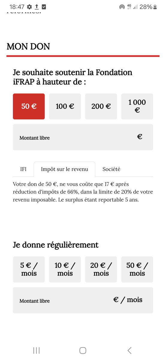 Egolaboratory's tweet photo. @iFRAP @CNEWS Et si nos impôts cessaient de subventionner l IFRAP ?

En 2023 :  Plus 1200K€ de dons à l IFRAP soit 792K€ de crédits d impôts pour ses donateurs.

792K€ qui aurait dû financer les services publics...sur lesquels l IFRAP crache à longueur d année 🤯 https://t.co/C5Sco9GZts