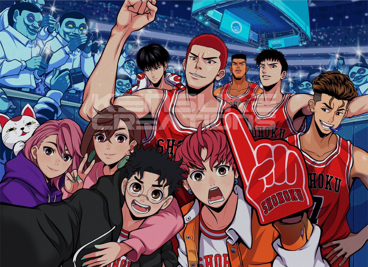 KensukeCreateS's tweet image. Weekend game night. #dandadan #SLAMDUNK