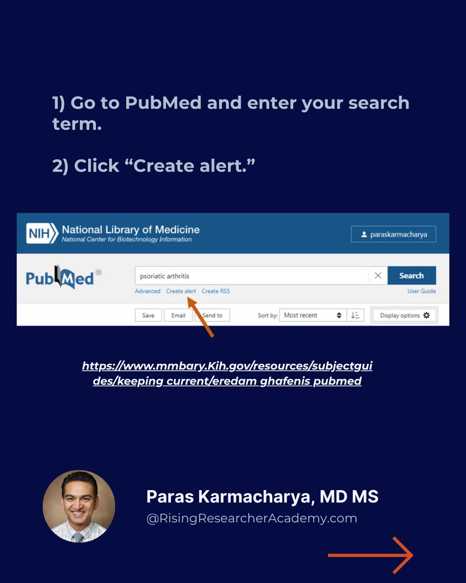 paraskarmachary's tweet image. Your literature review workflow is broken. The solution isn't more hours…
it's automation.
Most clinical researchers don’t have a system for staying up to date.
They go in with good intentions… and end up 2 hours deep in a PubMed rabbit hole with 17 tabs open.
I’ve been…