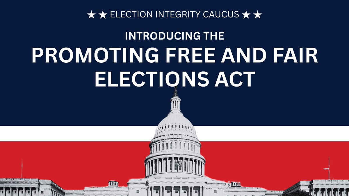 RepTenney's tweet image. The Promoting Free and Fair Elections Act stops federal agencies from partnering with activist groups to conduct voter registration or mobilization efforts using your tax dollars.
I reintroduced this legislation to protect election integrity & keep our elections free & fair.