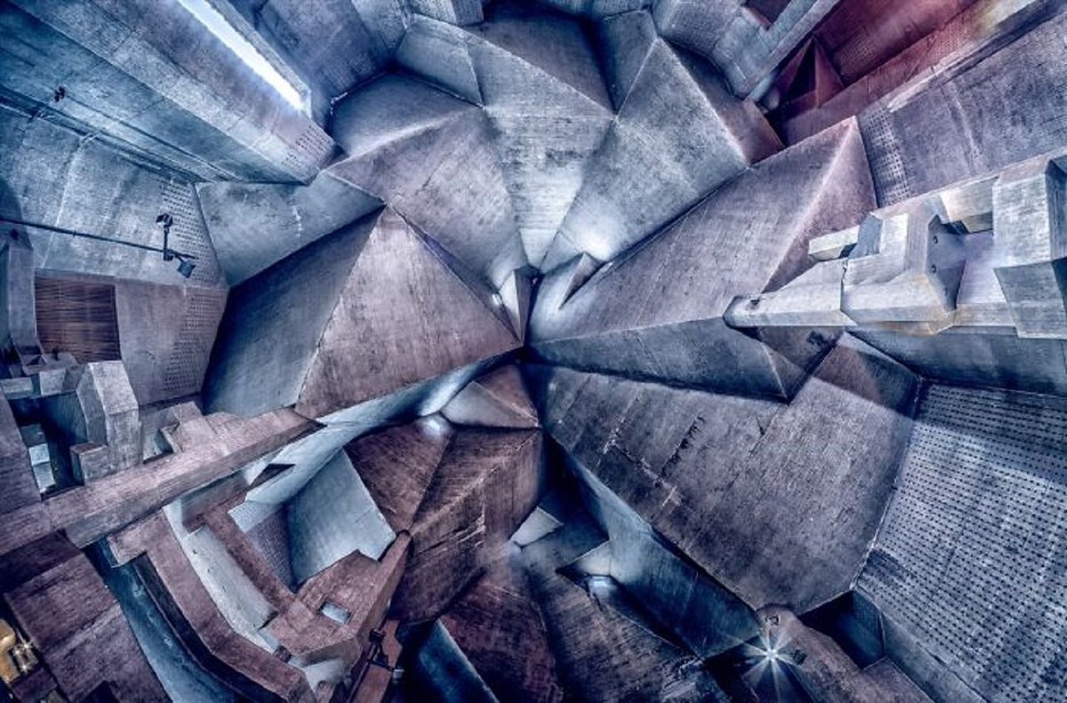 Probably the most beautiful Brutalist church ever designed

Gottfried Böhm's Nevigeser Wallfahrtsdom (Pilgrimage Church in Neviges), built between 1963 and 1968.