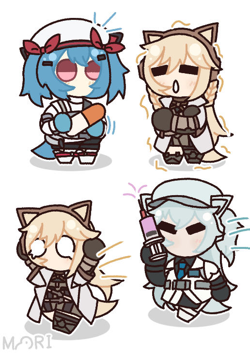 morikoa3's tweet image. [Doggo comics] Colphne VS Florence

#소녀전선2망명 #GirlsFrontline2Exilium #ドールズフロントライン2