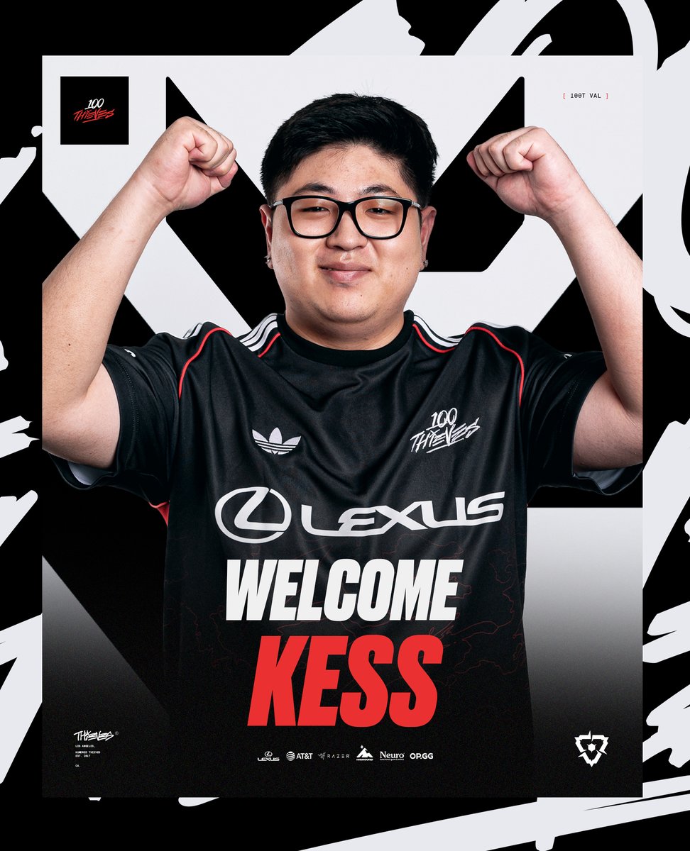 We've got a new face joining 100 Thieves VALORANT.

Please welcome <a href="/KessVLR/">SUPERKESS</a> to the big stage as we make our final push to qualify for Champs.