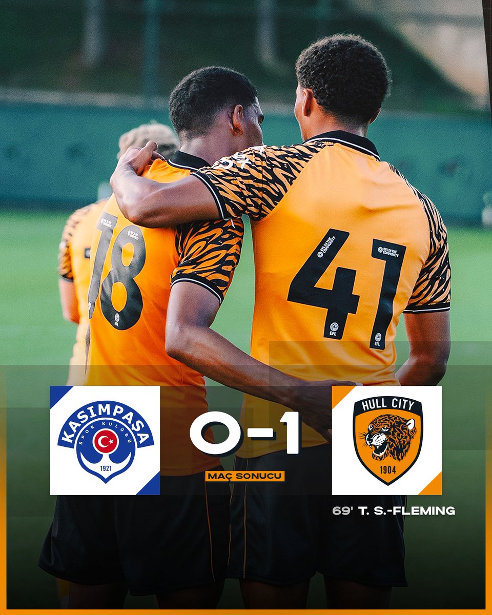 Maç Sonucu | 🔵 0-1 🐯

🟠⚫️ Türkiye kampımızın ikinci ve son maçında eski teknik direktörümüz Şota Arveladze'nin çalıştırdığı Süper Lig ekibi Kasımpaşa'yı Tyrell Sellars-Fleming'in ikinci yarıda kaydettiği gol ile 1-0 mağlup ediyoruz.

#hcafc