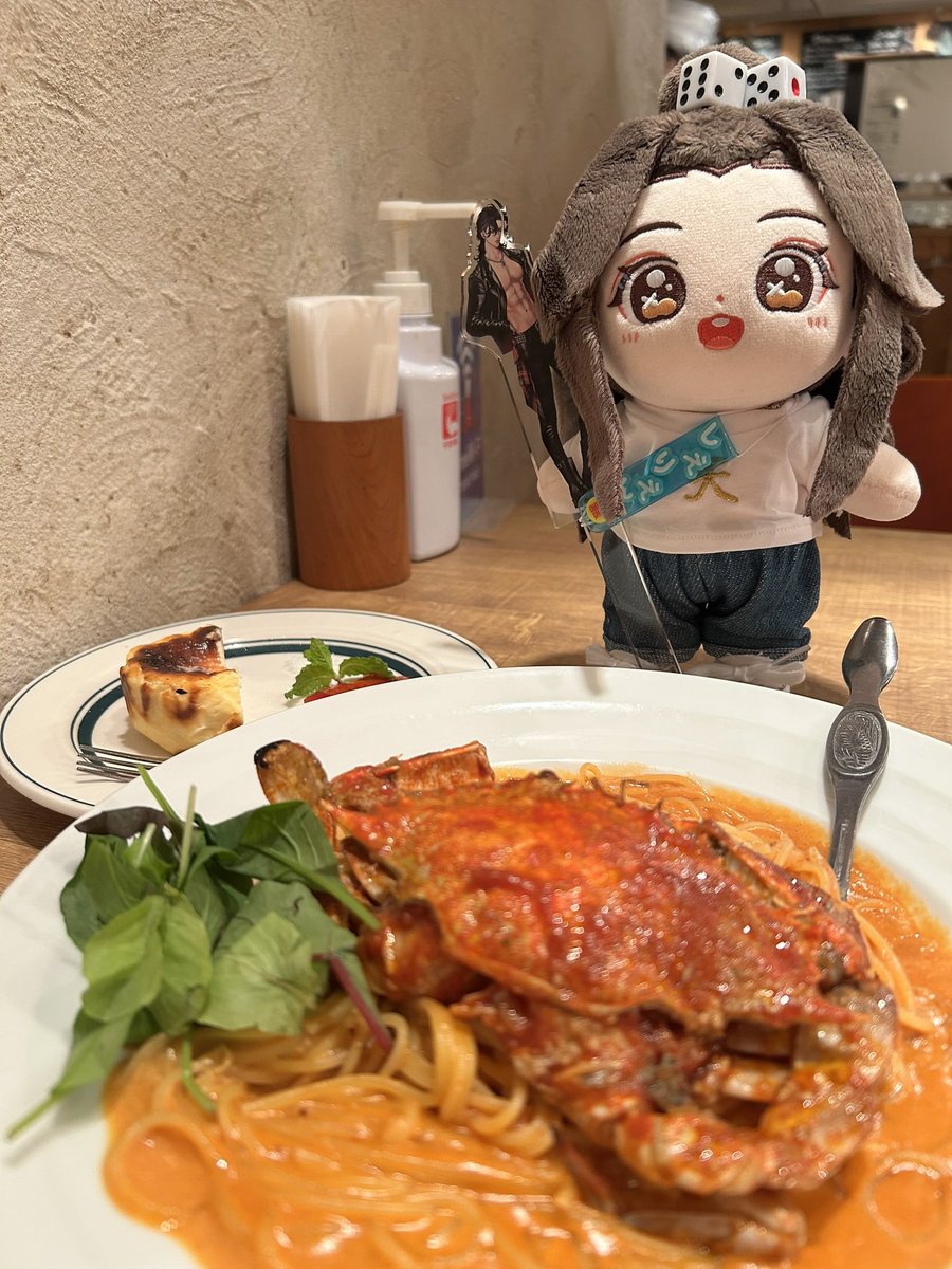 dami4444's tweet image. 昔 大好きで、週1で食べてたパスタ🍝
池袋にも店舗があるけど
いつも
時間に追われてるorコラボカフェ目的で行くから満腹
...なので なかなか食べるチャンスがなく
今日 2年ぶりに食べたら、変わらず美味しくて
今 思い出しながらウットリしてます😌💕
天官賜福🤜🏻🫷🏻