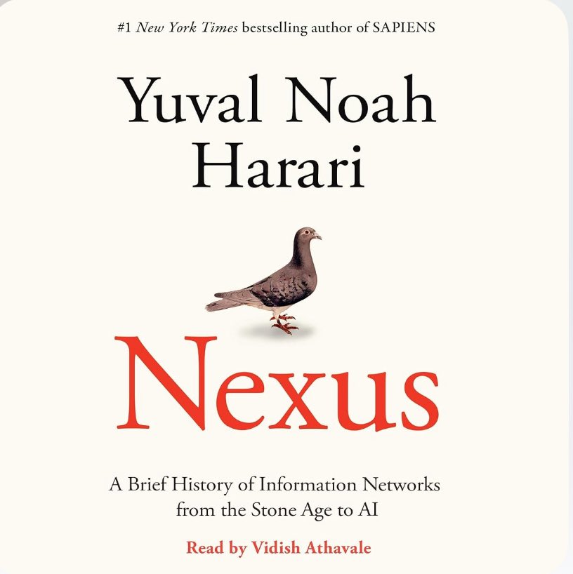 shadi2611's tweet image. I recently finished the book Nexus by @harari_yuval . It is an excellent book, and I strongly recommend it. In the last section of the book, Harari writes:
“Even if Homo sapiens destroys itself, the universe will keep going about its business as usual. It took 4 billion years…