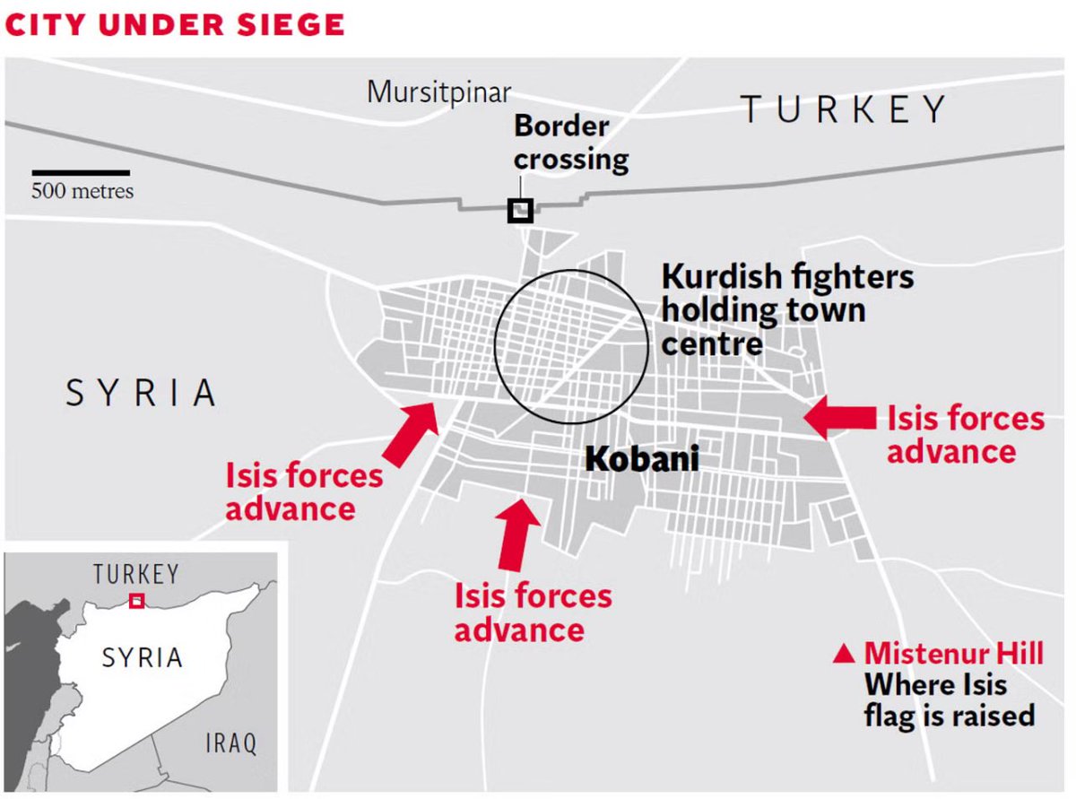 D_abdulkader's tweet photo. What’s happening today in Suweida against the Druze is what happened in 2014 in Kobani against the Kurds.
It was ISIS then, it is ISIS now. https://t.co/kGRSN9H7dC