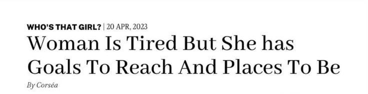 story of my life