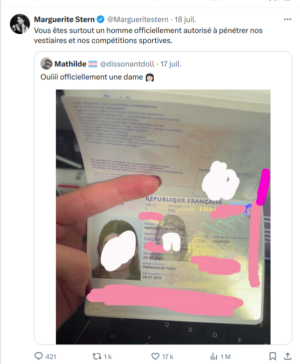 Merome_Jardin's tweet photo. ⭕️ Séparatisme transphobe : la maire de Chevilly-Larue @StephanieDaumin doit recadrer sa dircab @alexafaucher qui :
1⃣ nie un droit reconnu par la République aux personens trans
2⃣ lance aux côtés de la militante d'extrême-droite Marguerite Stern du cyberharcèlement sur une femme https://t.co/a0w0Qkq4T3
