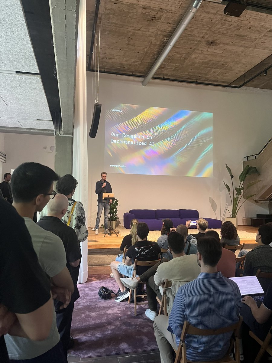 adamthesalmon's tweet image. The @PrimeIntellect meetup was elite. So many cool technologist travelled in for the event and it was awesome to see a bit more of the company’s roadmap.
Highly optimistic about Prime and the team there 💫