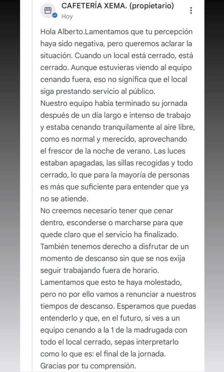 soycamarero's tweet image. Una respuesta impecable para una reseña de pena👏👏👏