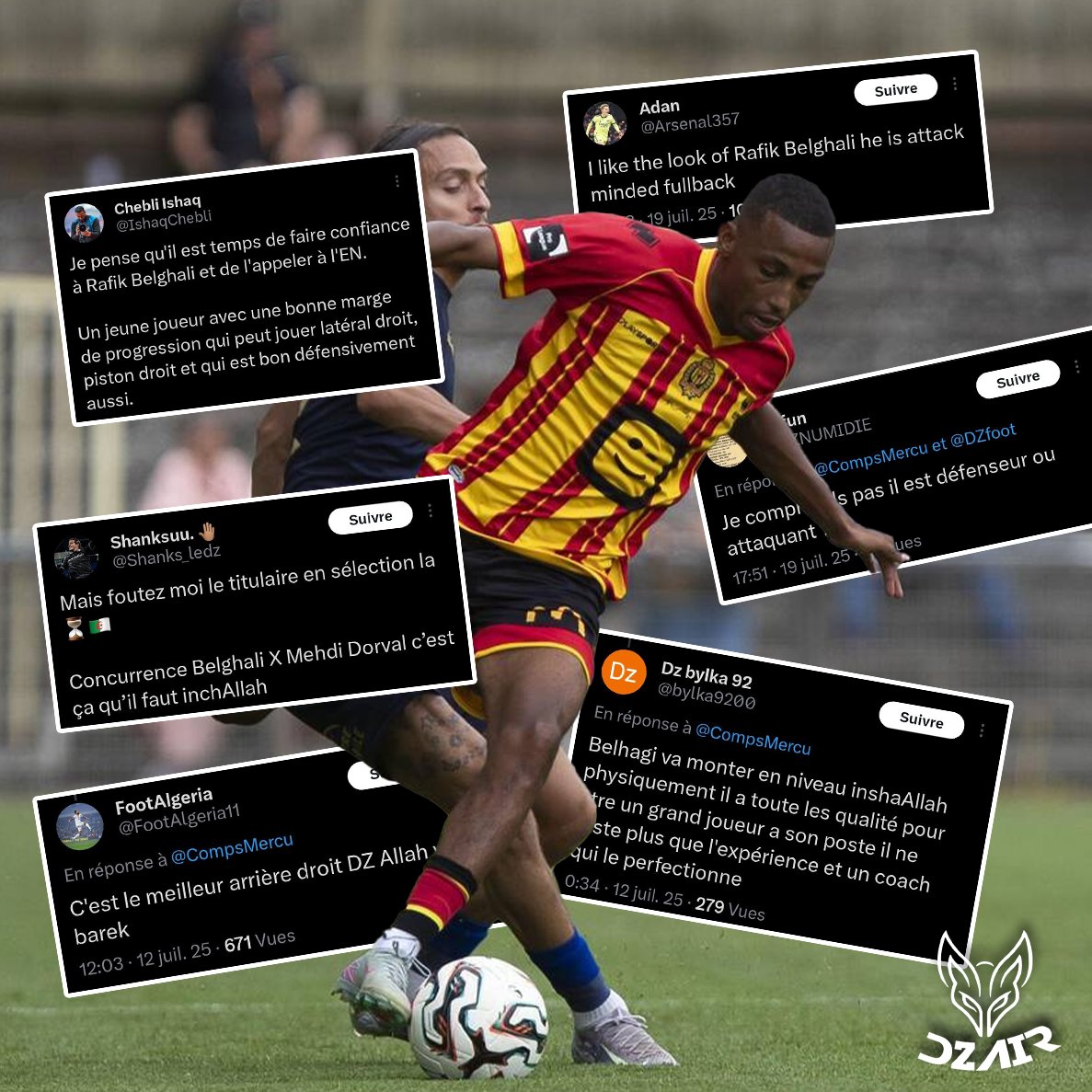 🟢 𝑸𝒖'𝒆𝒏 𝒑𝒆𝒏𝒔𝒆 𝒍𝒆𝒔 𝒊𝒏𝒕𝒆𝒓𝒏𝒂𝒖𝒕𝒆𝒔 𝒅𝒆 𝑹𝒂𝒇𝒊𝒌 𝑩𝒆𝒍𝒈𝒉𝒂𝒍𝒊 ? 🤔🇩🇿

Le latéral droit qui vient d'ailleurs de réaliser un très bon match face à l'Ajax est pressenti pour filer à Genk.

Certains internautes sur X ne manquent pas d'éloges le concernant :