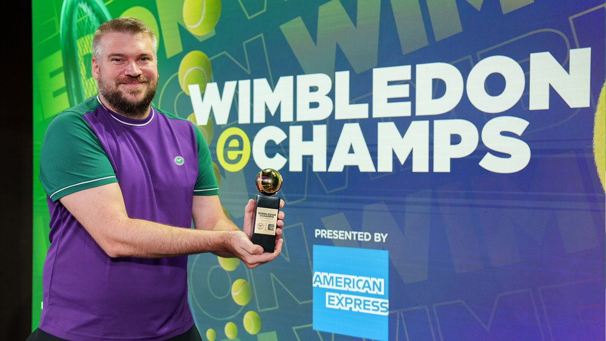 Wimbledon's tweet image. Tennis Clash 🤝 Top Spin
Your 🆕 Wimbledon eChamps winners 🤩
Presented by American Express