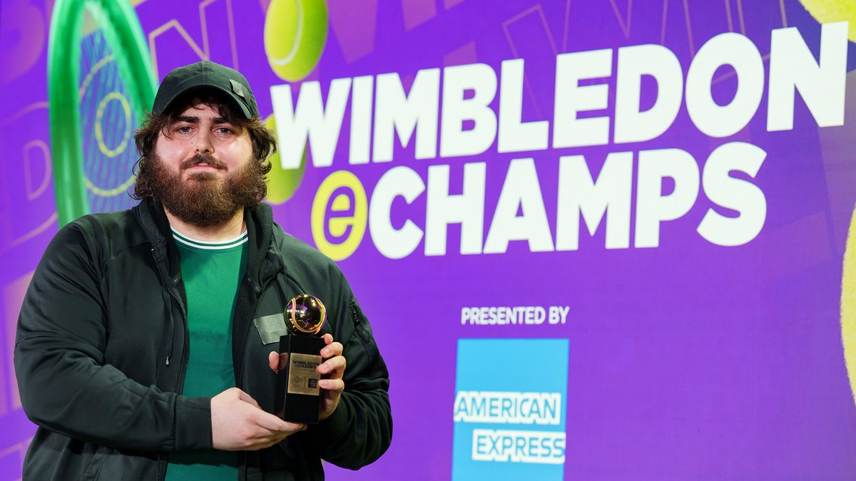 Wimbledon's tweet image. Tennis Clash 🤝 Top Spin
Your 🆕 Wimbledon eChamps winners 🤩
Presented by American Express