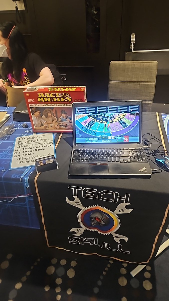 MarketsGame's tweet photo. Come check out our table in the Dealers Den today @fureh for a chance to try the demo copy of our game.

#FurEh2025 https://t.co/p64MmkLU3O