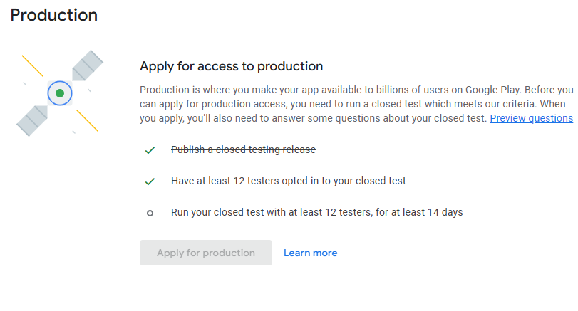 Built the whole app in 10 days. 

Now waiting 14 days, because rules are rules.