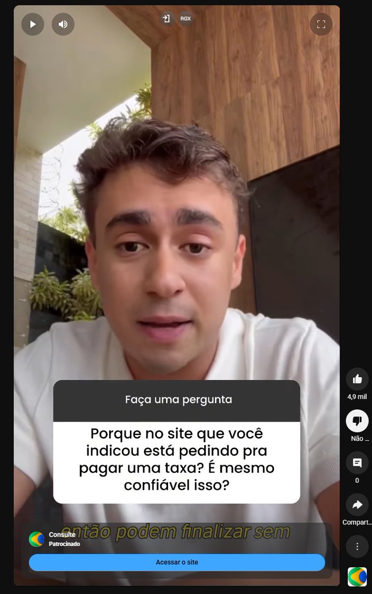 auberg_'s tweet photo. É meio inacreditável o @Google permitir esse tipo de anuncio em qualquer plataforma sua. É LITERALMENTE um golpista usando IA pra aplicar golpes (Saque falso de dinheiro que pede "taxa administrativa"). Bizarro demais kkkkkkk https://t.co/XxBFRqr6zG