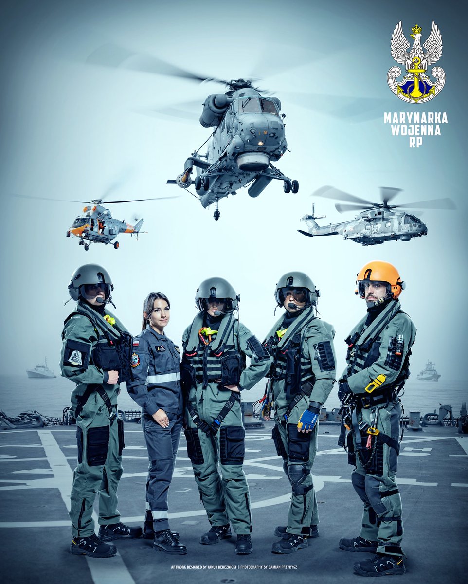 MarWojRP's tweet image. Poznajcie przedstawicieli grup odpowiedzialnych za działania ZOP, patrolowe, ratownicze oraz sprawność techniczną lotnictwa Marynarki Wojennej 💪⚓️
Grafika wykonana przez najlepszego Jakub Qba Bereźnicki - Graphic Designer na podstawie zdjęć kpt. mar. Damiana Przybysz 📸…