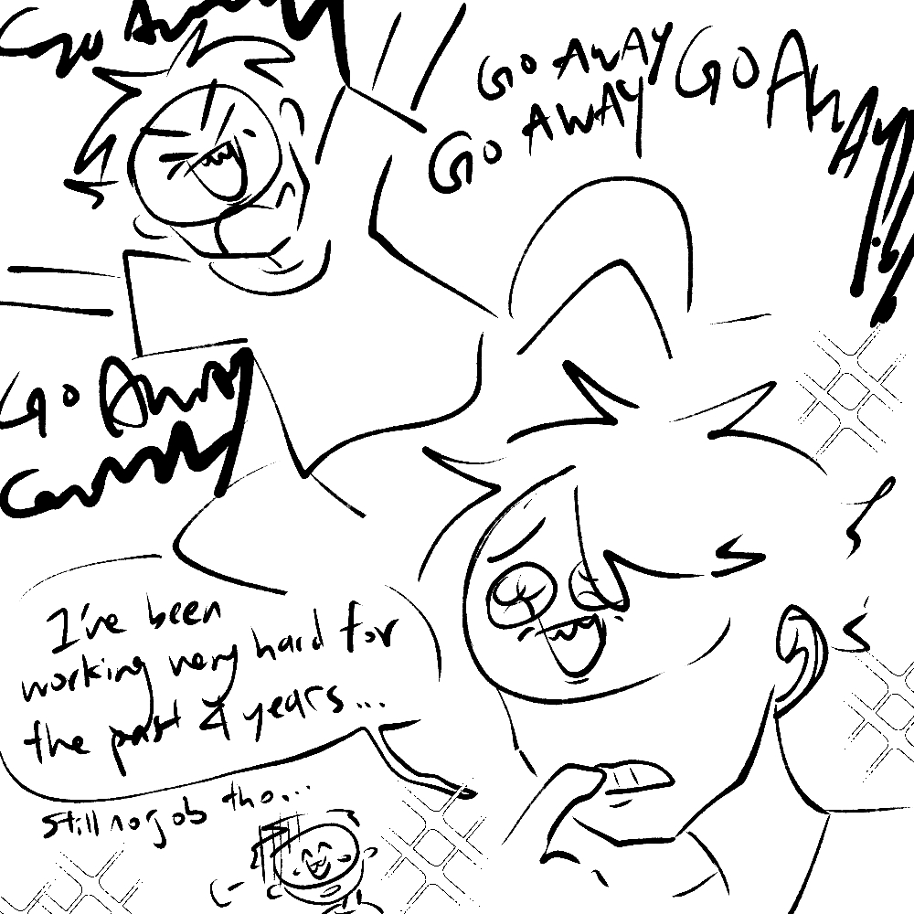 mushroomgrenade's tweet image. GO AWAWY LET ME HAVE THIS ARGH FUCK AHHHH
anyways everything including art and va and turtles and my other work will be slowed down for a bit just JUST LET ME HAVE THIS MAN I DONT HAVE A LOT OF WILL TO LIVE ok bye