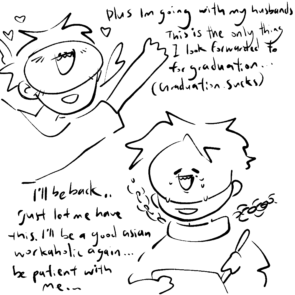 mushroomgrenade's tweet image. GO AWAWY LET ME HAVE THIS ARGH FUCK AHHHH
anyways everything including art and va and turtles and my other work will be slowed down for a bit just JUST LET ME HAVE THIS MAN I DONT HAVE A LOT OF WILL TO LIVE ok bye