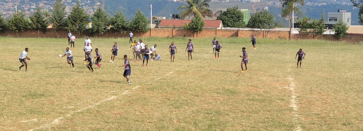 RugbyRwanda's tweet photo. #RwandaRugbyNationalLeague 15-a-side Men’s–#MatchDay 4 Results

-Lions de Fer 81-00 Kigali Sharks
-Muhanga Thunders 14-14 Alfa Kagugu

Today is a Game Day across 2 playgrounds. At Camp Kigali Ground, #Lions roared to victory as #AlfaKagugu hold #MuhangaThunders in a tight battle. https://t.co/ubmasMlnur