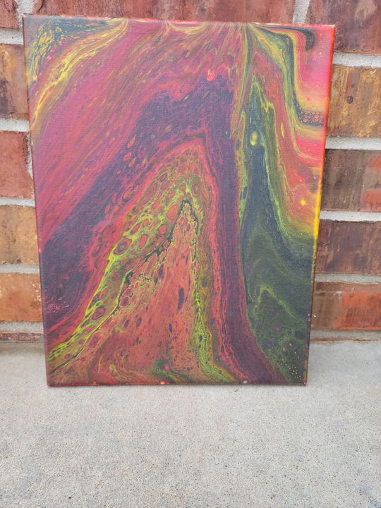 Vixen2Rock's tweet photo. Art of the Day: "Lava". Buy at: https://t.co/cREMZ1PQxd https://t.co/0p2tlGBHon