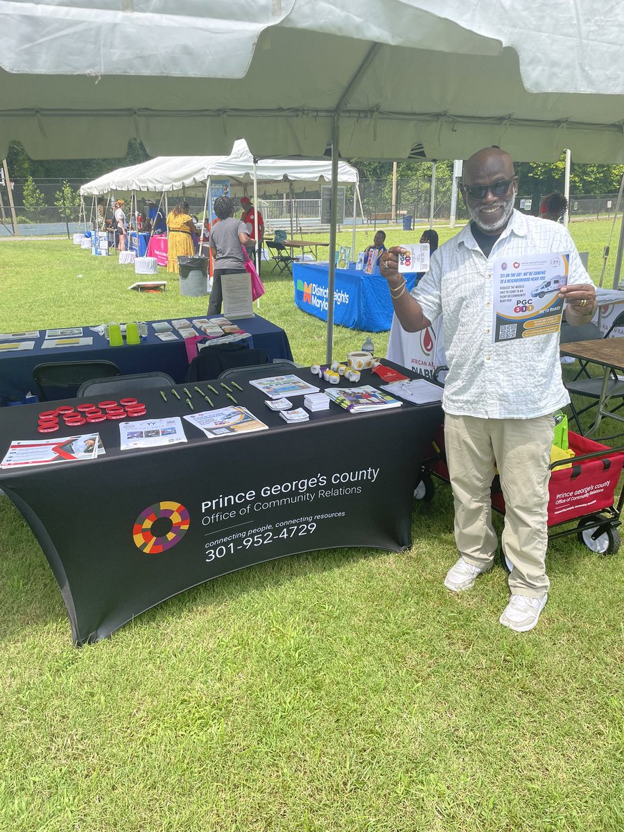 PGCCommunity's tweet image. Had a great time at the Prince George’s 2025 Block Party! 🎉 The Office of Community Relations was proud to connect, engage, and celebrate with our amazing community.
#OCRinTheCommunity #BlockPartyVibes