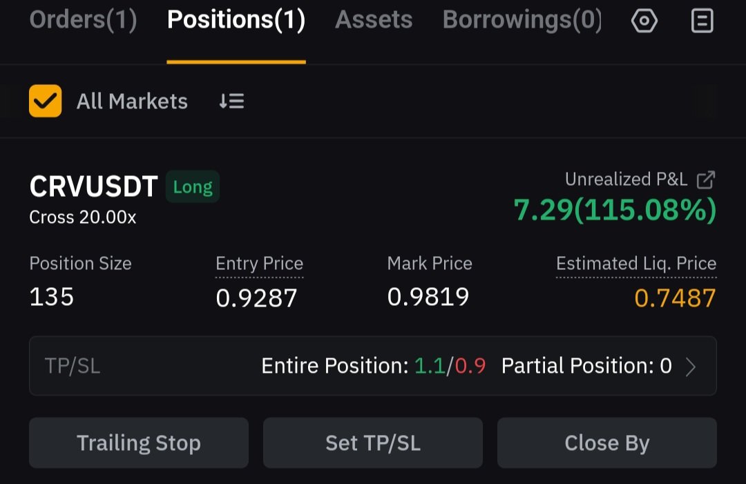 CryptoBullx0's tweet photo. 10$ - 100$ challenge 
$crcusdt long closed
Gained 7.29$
Total balance is 37$ https://t.co/csD9MT092d