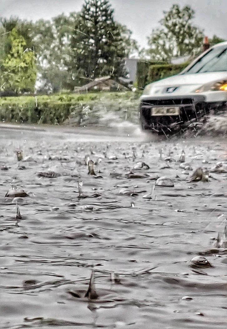 IanGee19's tweet image. Really heavy rain falling on this corner of #Teesside and no let shown until early tomorrow morning. Can’t say I’m looking forward to the evening dog walk. On the upside, our orange grass may start to turn green, again. ⁦@StormHour⁩ ⁦@ThePhotoHour⁩ #weather #rain