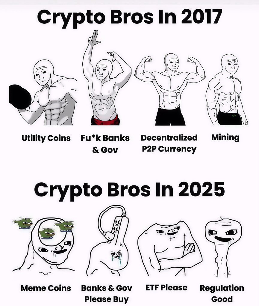 los buenos criptobros ya están pasándose a Bitcoin.