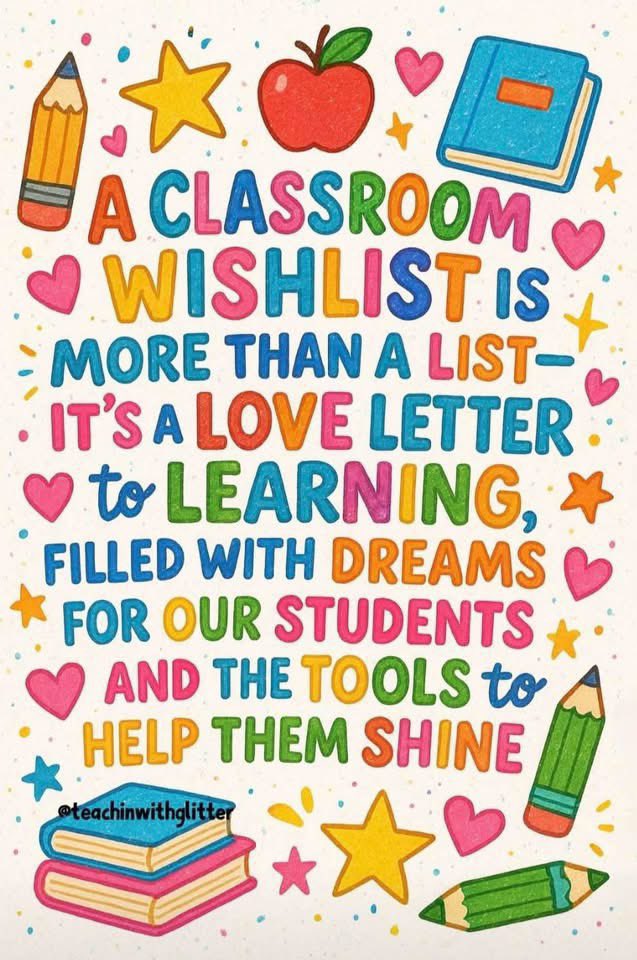 Reposting teachers lists all day long drop them please share mine as well !! #BetterTogether Preschool teacher hoping for some magic to come her way to help preschoolers thrive!! #ClearTheLists2025 #Teachersof𝕏 amazon.com/hz/wishlist/ls…