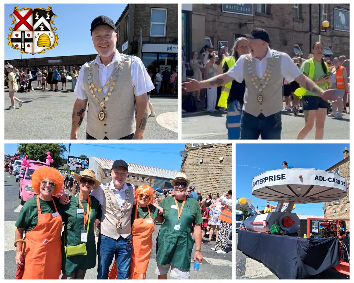 100 years ago, my Gt G'dad was on the committee of Veterans that organised the first #Adlington Carnival after #WW1 🫡
It was an honour for me to set off last weeks Carnival parade as Town Mayor of Adlington 🇬🇧
#Adlington #Chorley #Lancashire #community #adlingtoncarnival