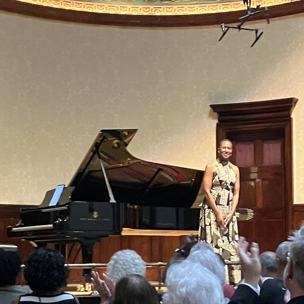 Adrian_Specs's tweet image. Concert 2 of @AfricanSeries was a gem - scintillating solo piano selections from Maria Thompson Corley with Nadine Benjamin guesting on some beautiful songs. Back tonight for part 3! @wigmore_hall