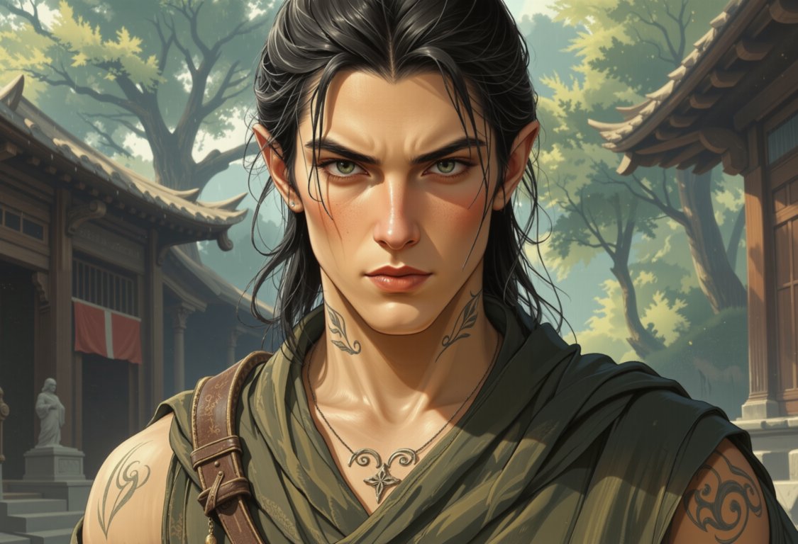 d20sides's tweet photo. 🗡️ Grace in motion. Calm in battle. Strength in silence.
#ElvenWarrior #DNDCharacter #TTRPGArt #FantasyPortrait #AICharacterDesign #MysticElf #DnDMonk #FantasyMale #DnDPortrait https://t.co/4SavavXPtP