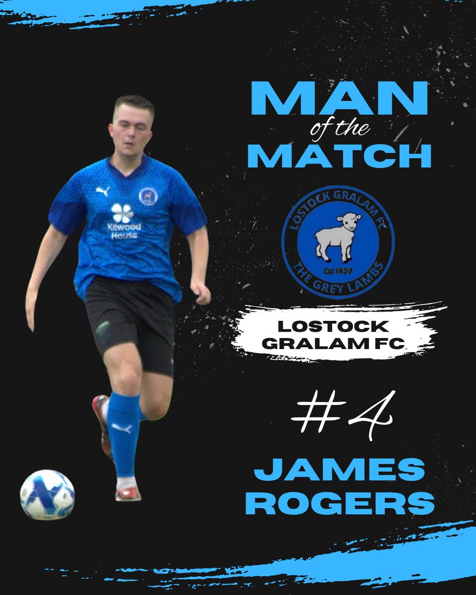thegreylambs's tweet image. Man of the match vs @BickerstaffeAFC is James Rogers 

A brilliant display in defence today, James continues to impress