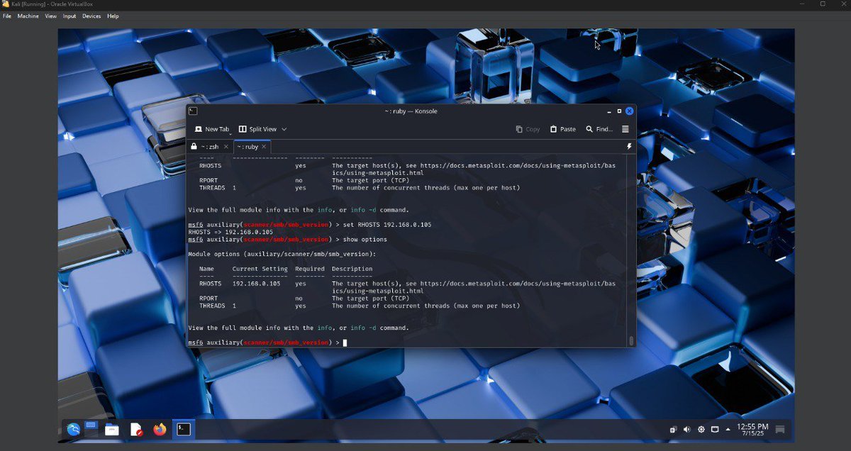 soul_serenity2o's tweet image. In this class I learn or view a simulate of how hacking work actual in this world we use exploit db and metaspolite etc some things   

Class: 20    
Mentor: @SakibZisan

#bytecapsule #mission2025 #happylearning #ethicalhacking #CyberSecurity