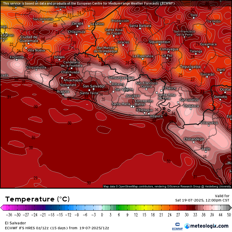 Dos eventos que vigilar: la 1era., una Onda Tropical aunque ligeramente debilitada puede crear lluvias puntuales a lo largo del territorio nacional y el 2do., altas temperaturas y sensaciones térmicas.
En ciudad de Sonsonate pudiendo tener picos de 35° C.
📡 Actualizaremos.