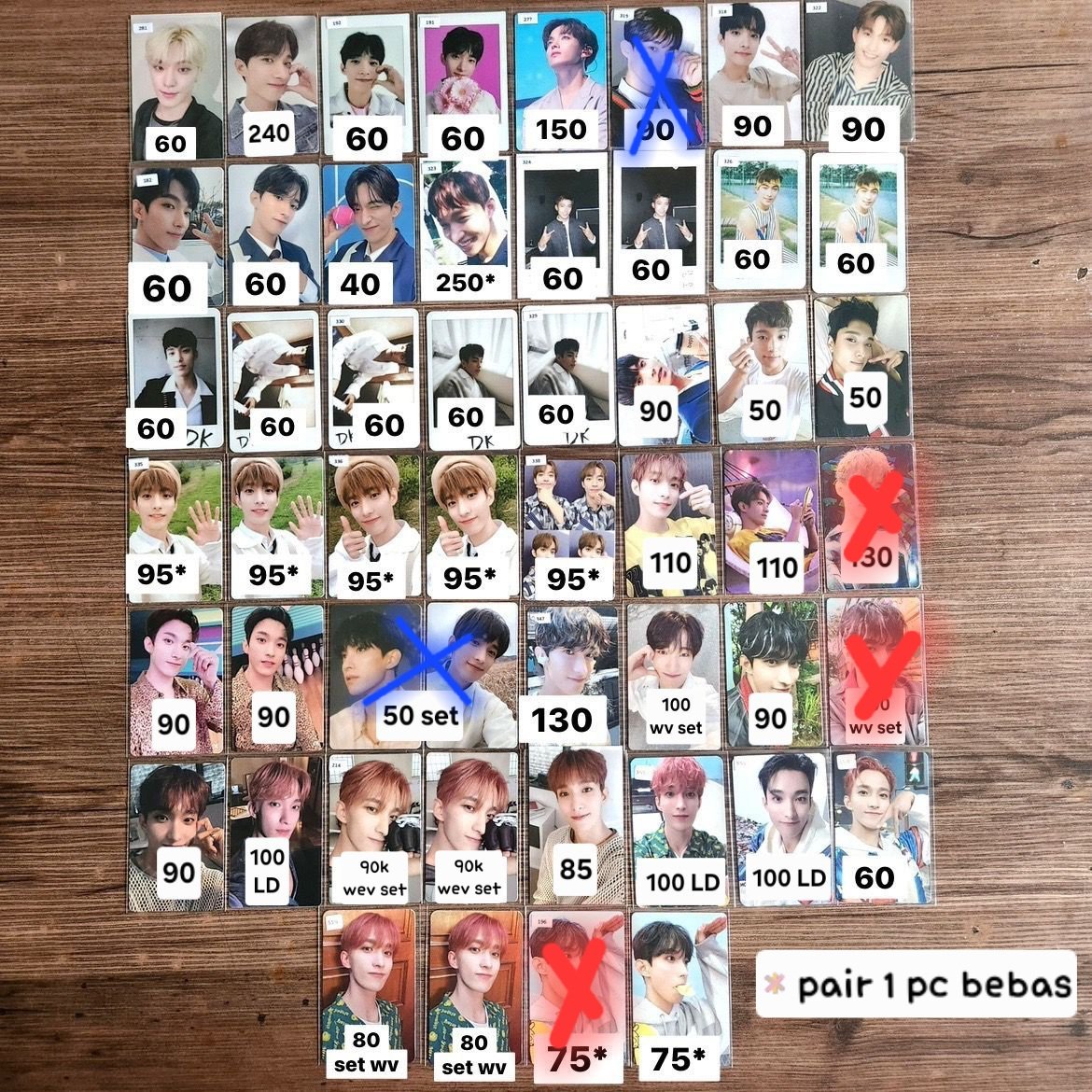 catsunshine_'s tweet photo. ❗️HELP RT 🫶❗️

wts lfb seventeen photocard pola wonwoo dk han

• dom bandung
• no for sensitive buyer 
• split pay only, keep max 2x event with DP
• tidak CO 2x event, DP hangus, dianggap hnr
• price exc adm shopee 12%

poca pc cwtb 세븐틴 포카 セブチ ポカ フォトカード https://t.co/N7VOLeHyqn