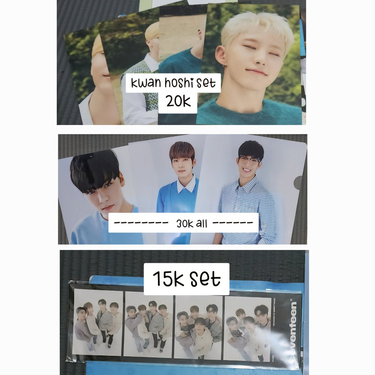 catsunshine_'s tweet photo. ❗️HELP RT 🫶❗️

wts lfb seventeen merchandise postcard

• dom bandung
• no for sensitive buyer 
• split pay only, keep max 2x event with DP
• tidak CO 2x event, DP hangus, dianggap hnr
• price exc adm shopee 12%

poca pc cwtb 세븐틴 포카 セブチ ポカ フォトカード https://t.co/n6ijP5U2gO