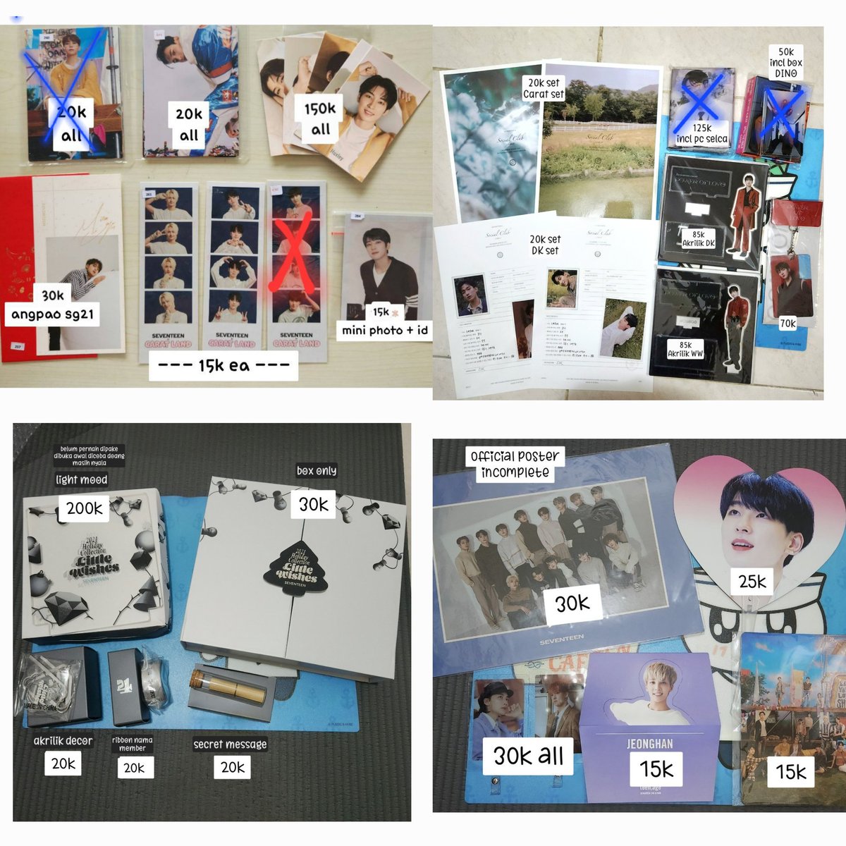 catsunshine_'s tweet photo. ❗️HELP RT 🫶❗️

wts lfb seventeen merchandise postcard

• dom bandung
• no for sensitive buyer 
• split pay only, keep max 2x event with DP
• tidak CO 2x event, DP hangus, dianggap hnr
• price exc adm shopee 12%

poca pc cwtb 세븐틴 포카 セブチ ポカ フォトカード https://t.co/n6ijP5U2gO
