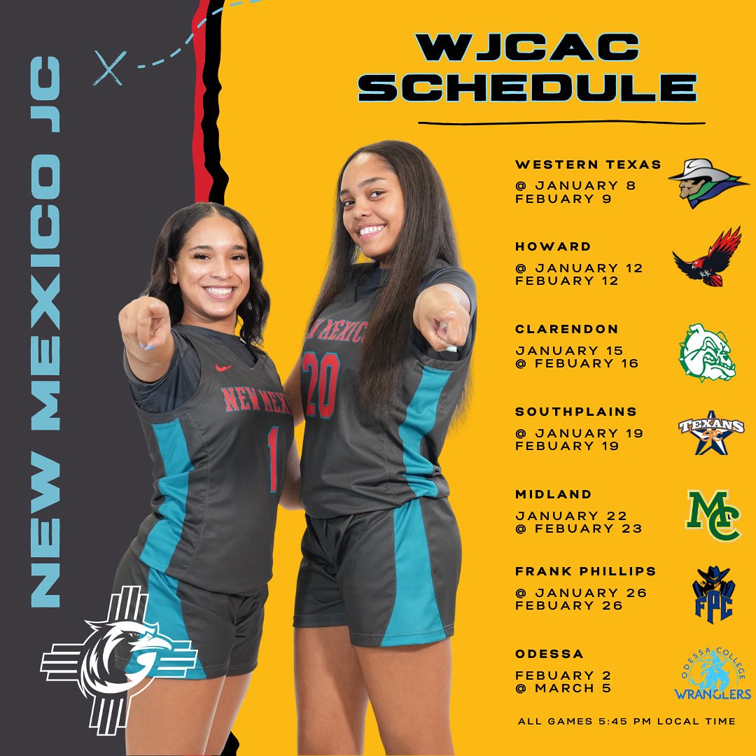 Mark your calendars! Here is the WJCAC schedule!
Non-conference coming soon!