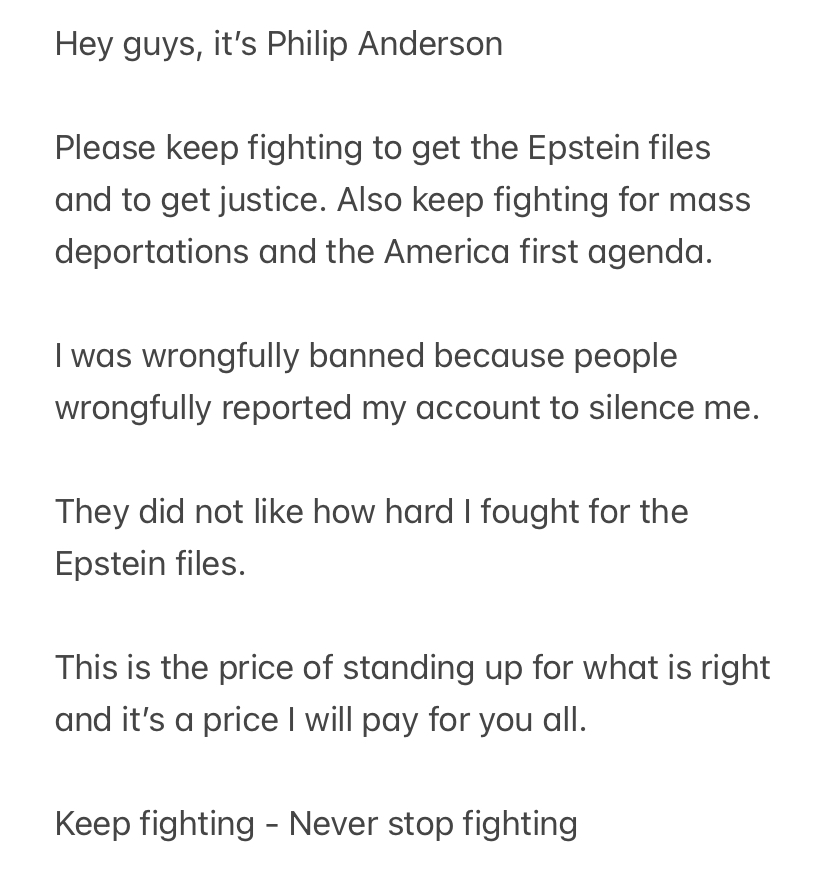 HelpStopHate's tweet photo. " They are smearing me with lies. They wrongfully got me banned and are lying about it. They don’t believe in free speech." @ThePanicanKing
#DemandFreeSpeech! https://t.co/qINqAE0uEd