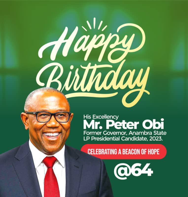 don_pet's tweet image. There is a reason people pay out of their own pockets to support you! I pray we will have the privilege of having you as a president in Nigeria one day!! Happy birthday @PeterObi Okwute himself!!