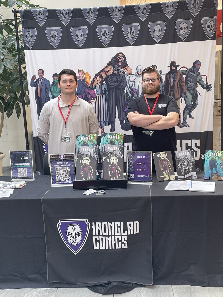 ComicsIronclad's tweet image. Join us at the Toledo Public Library until 4pm today. It’s been a blast and we’ve reached over 85% on the Kickstarter many backers coming from today!
#ironcladcomics #ironclad #indiecomics #graphicnovel #comics #comicbooks #kickstartercomics