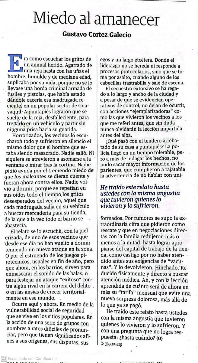 Con apenas un 30% de pleno empleo, emprender y progresar debería ser motivo de esperanza y no motivo de castigo, violencia y  muerte.