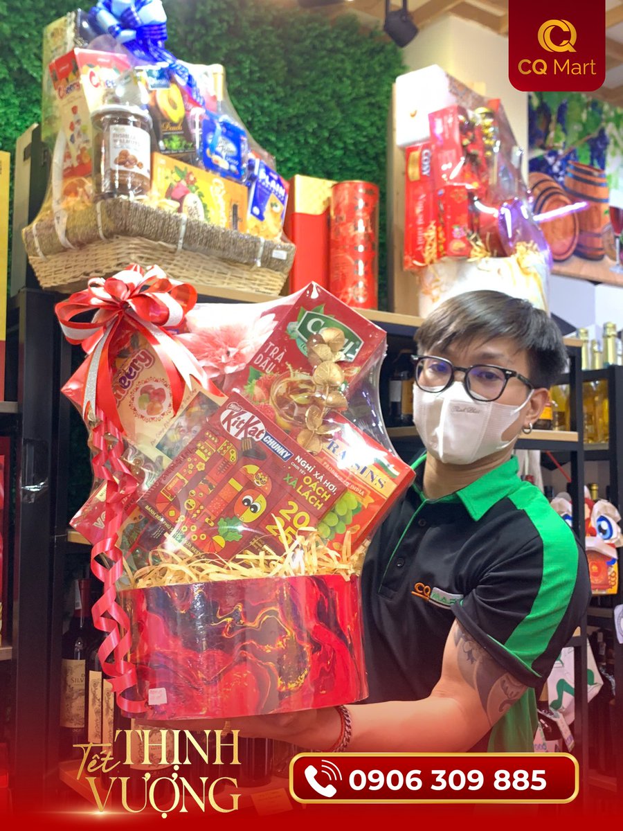 quatetcongquynh's tweet photo. 📷QUÀ TẾT CQMART - CHUYÊN CUNG CẤP QUÀ TẾT DOANH NGHIỆP Hotline: 0906 309 885 - 0906 986 885 Website: https://t.co/afPncabLJk #quatetcqmart #quatet https://t.co/TBnt6DUUZh